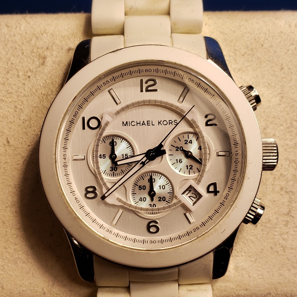 White Michael Kors Men's Watch